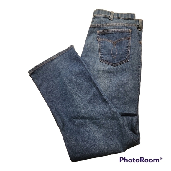 LEVI'S men's blue jeans "with a skosh more room" made in USA 70s distressed - Picture 3 of 9